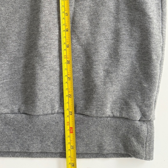 Zegna Sport Men’s 1/4 Zip Pullover Sweater Fleece Gray High Neck Size XL Casual - Picture 4 of 9